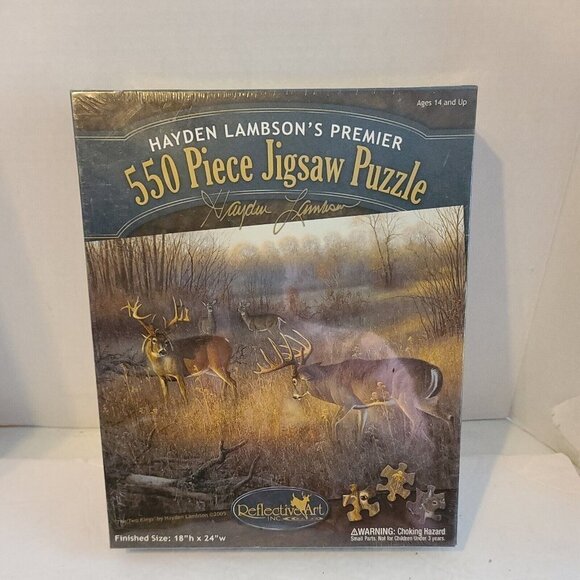 RARE Hayden Lambson's World Class Wildlife "Bad Scent" Jigsaw Puzzle 513 Pieces - Picture 1 of 2
